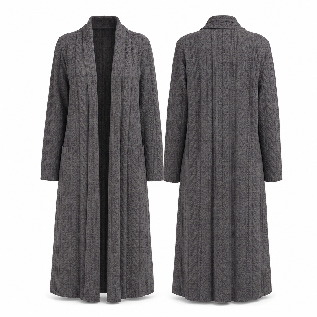 ๐Black Friday Mega Deal โ 50% off!๐ ๐ Casual Solid Color Long Knit Cardigan Sweater