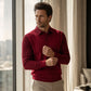 👕Men's False Two-Piece Long Sleeve Top – Smart Casual Two-Piece Look Without The Fuss