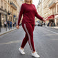 💖Black Friday Mega Deal – 50% off!💖 👕 Women's 2-Piece Long Sleeve Tracksuit Set – Minimalist Design, Easy to Style ✨