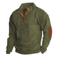 🏆Limited Time 50% Off! Men's Corduroy Stand Collar Sweatshirt