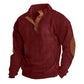 🏆Limited Time 50% Off! Men's Corduroy Stand Collar Sweatshirt