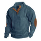 🏆Limited Time 50% Off! Men's Corduroy Stand Collar Sweatshirt