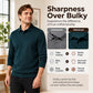 👕Men's False Two-Piece Long Sleeve Top – Smart Casual Two-Piece Look Without The Fuss