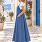 👗 Relaxed Denim, Freedom to Move | Women's Oversized Suspender Maxi Dress