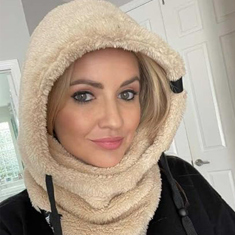 🔥Unisex Warm Ski Hooded Scarf ☃️☃️
