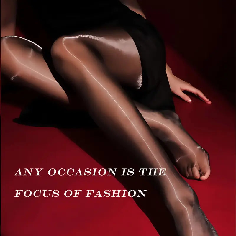 ✨ Buy 1 Get 1 FREE!❤️Transparent High-Waisted Shiny Sheer Tights for Women - Sheer & Comfortable