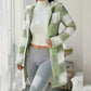 💖 Classic Plaid, Cozy Long-Line Coverage 🍂Women's Zip-Up Hooded Jacket
