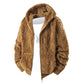 🧥 Corduroy Comfort, Cozy Coverage | Men's Hooded Fleece Zip Jacket ⚡