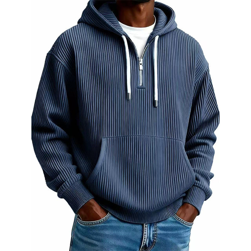 🖤Black Friday Sale🖤🛍️ Men's Casual Half-Zip Corduroy Hoodie