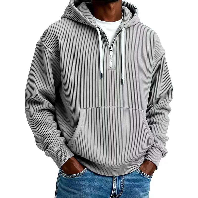 🖤Black Friday Sale🖤🛍️ Men's Casual Half-Zip Corduroy Hoodie