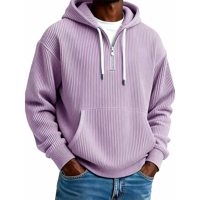 🖤Black Friday Sale🖤🛍️ Men's Casual Half-Zip Corduroy Hoodie