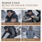 🧥Men's Winter Lined Hoodie Jacquard Pattern Long Sleeve Pullover Sweatshirt for Casual Outdoor Wear