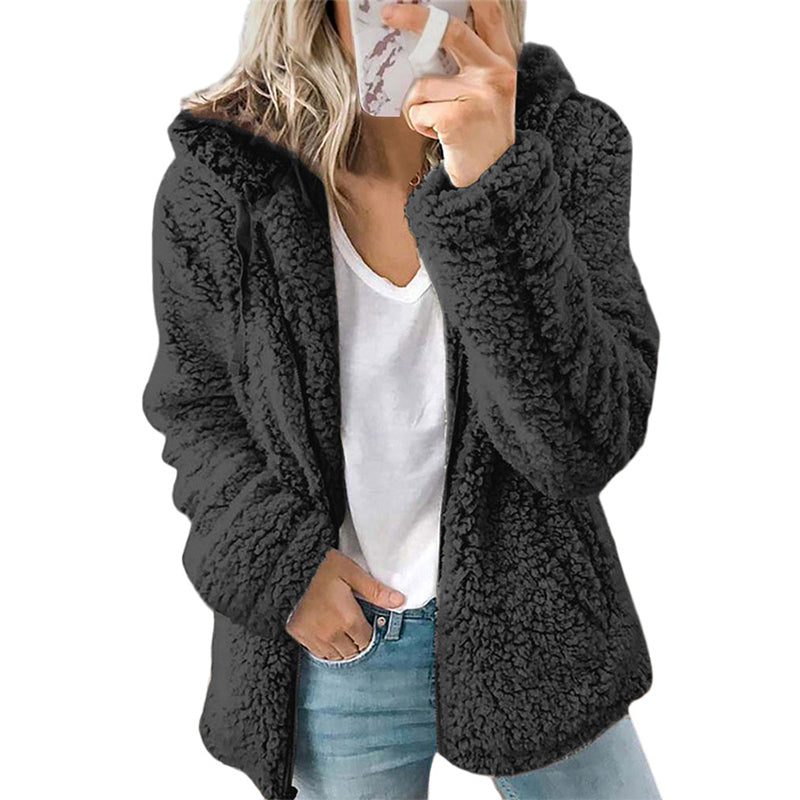 ⏳LAST DAY SALE ONLY ￡16.99!!🔥 Women’s Cosy Hooded Zip Fleece Jacket – Soft, Warm & Perfect for Everyday Life🧥