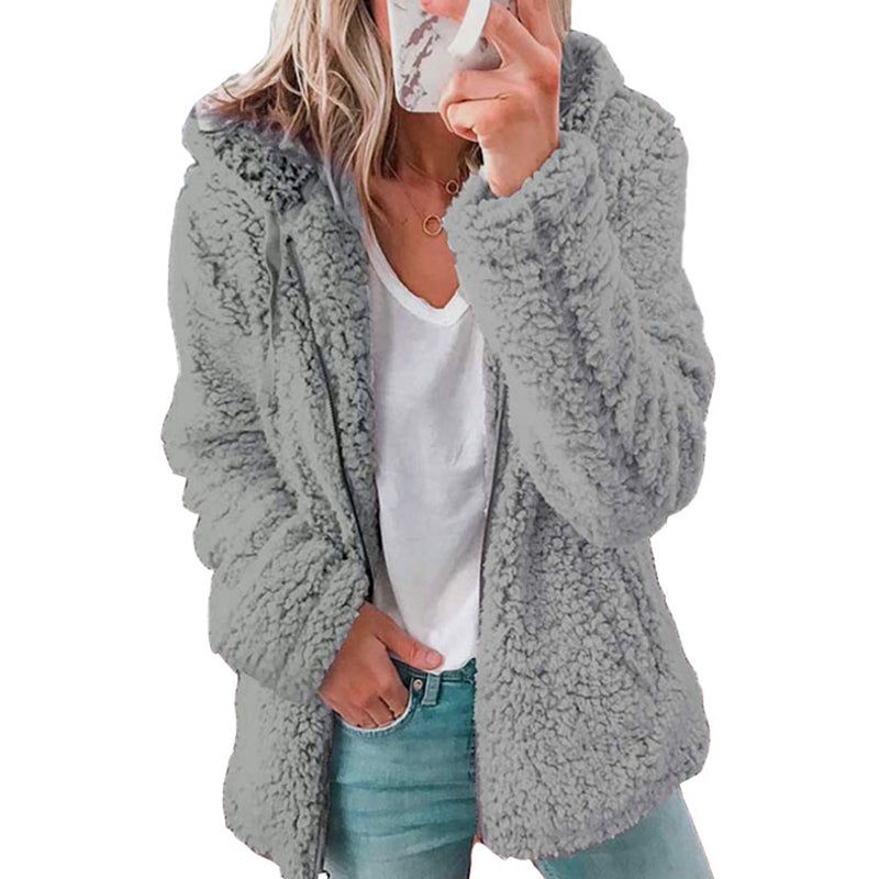 ⏳LAST DAY SALE ONLY ￡16.99!!🔥 Women’s Cosy Hooded Zip Fleece Jacket – Soft, Warm & Perfect for Everyday Life🧥