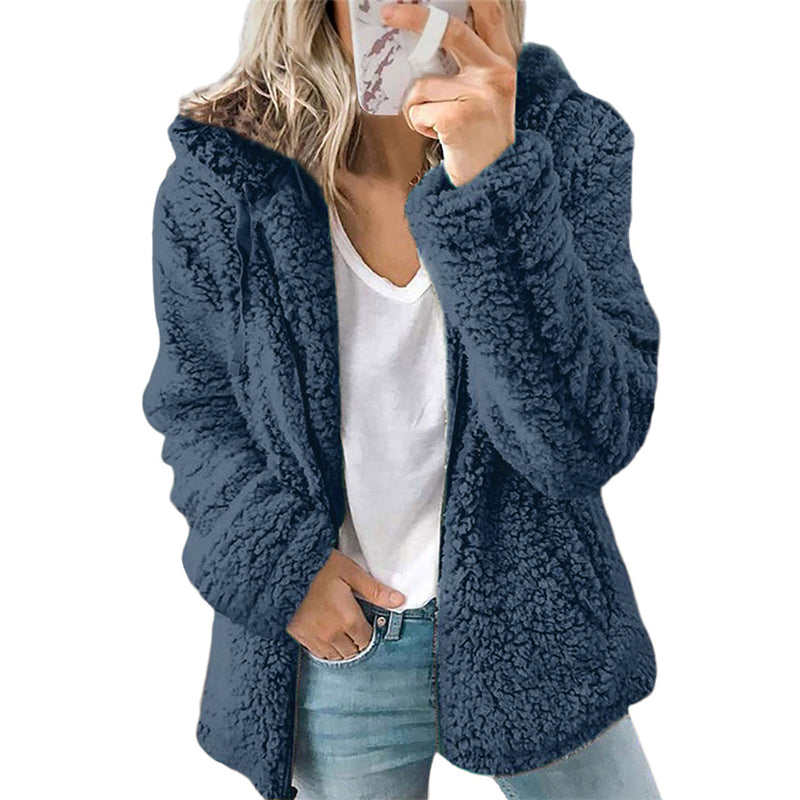 ⏳LAST DAY SALE ONLY ￡16.99!!🔥 Women’s Cosy Hooded Zip Fleece Jacket – Soft, Warm & Perfect for Everyday Life🧥