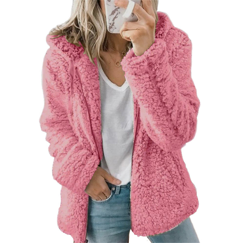 ⏳LAST DAY SALE ONLY ￡16.99!!🔥 Women’s Cosy Hooded Zip Fleece Jacket – Soft, Warm & Perfect for Everyday Life🧥