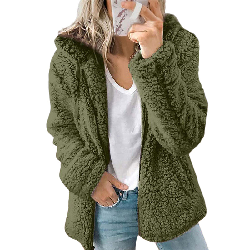 ⏳LAST DAY SALE ONLY ￡16.99!!🔥 Women’s Cosy Hooded Zip Fleece Jacket – Soft, Warm & Perfect for Everyday Life🧥