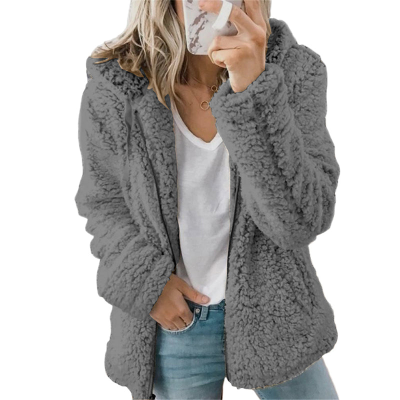 ⏳LAST DAY SALE ONLY ￡16.99!!🔥 Women’s Cosy Hooded Zip Fleece Jacket – Soft, Warm & Perfect for Everyday Life🧥