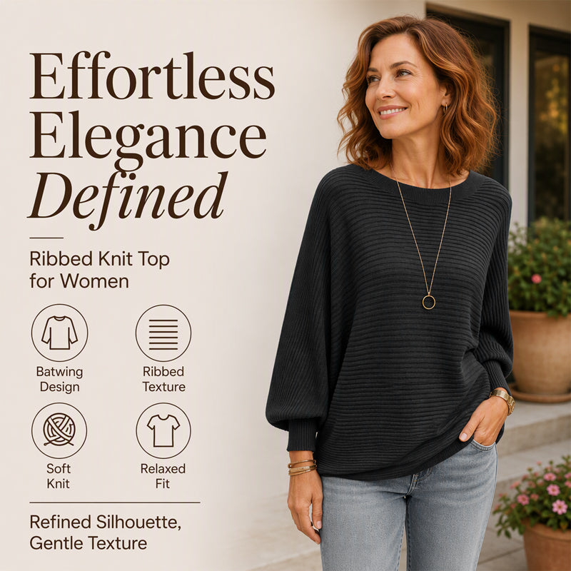 💖Women's Oversized Ribbed Knit Sweater