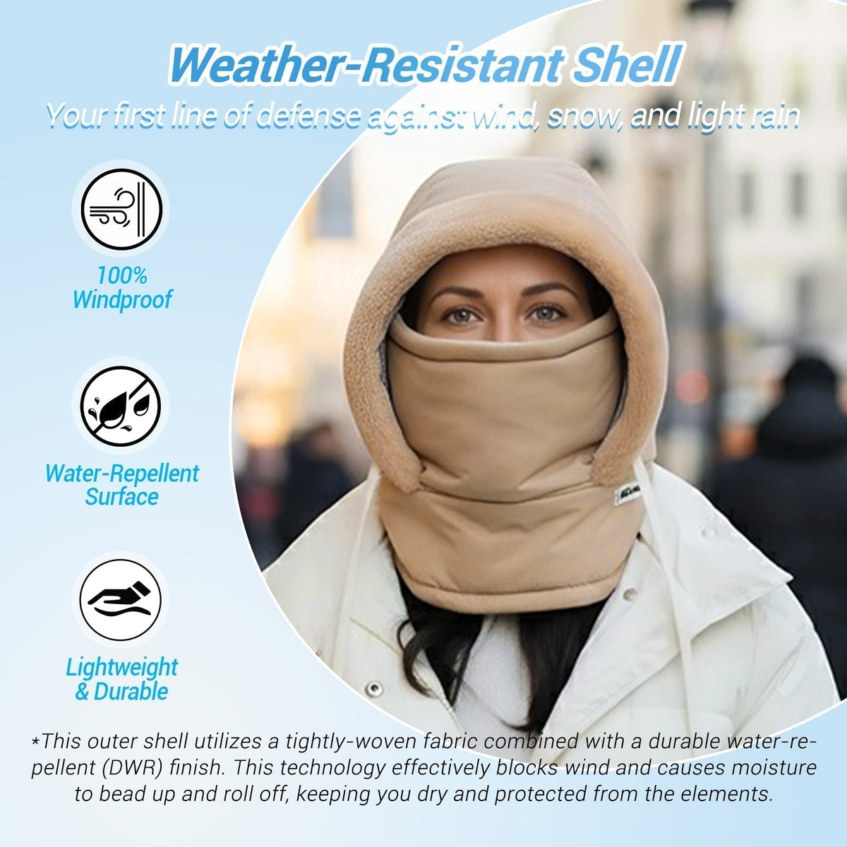 🎉Limited‑Time 28% OFF ❄️🔥Plush-lined Thickened Thermal Hat with Face Mask