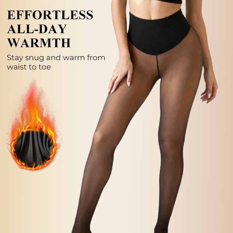 ❄️ LIMITED-TIME 50% OFF! ✨ Form-fitting fleece leggings with single seam — Stay warm & show off your perfect figure🤎