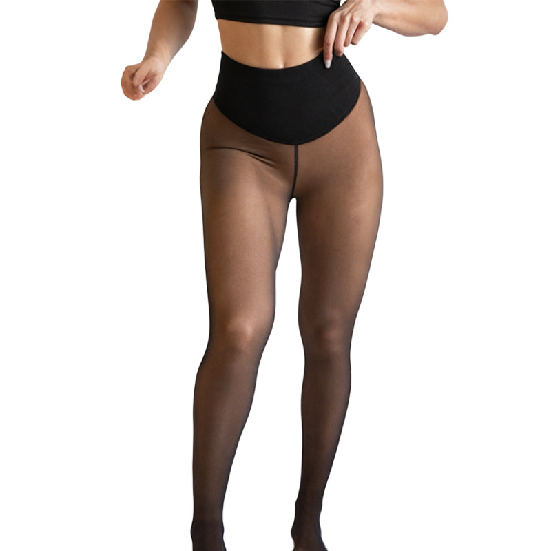 ❄️ LIMITED-TIME 50% OFF! ✨ Form-fitting fleece leggings with single seam — Stay warm & show off your perfect figure🤎
