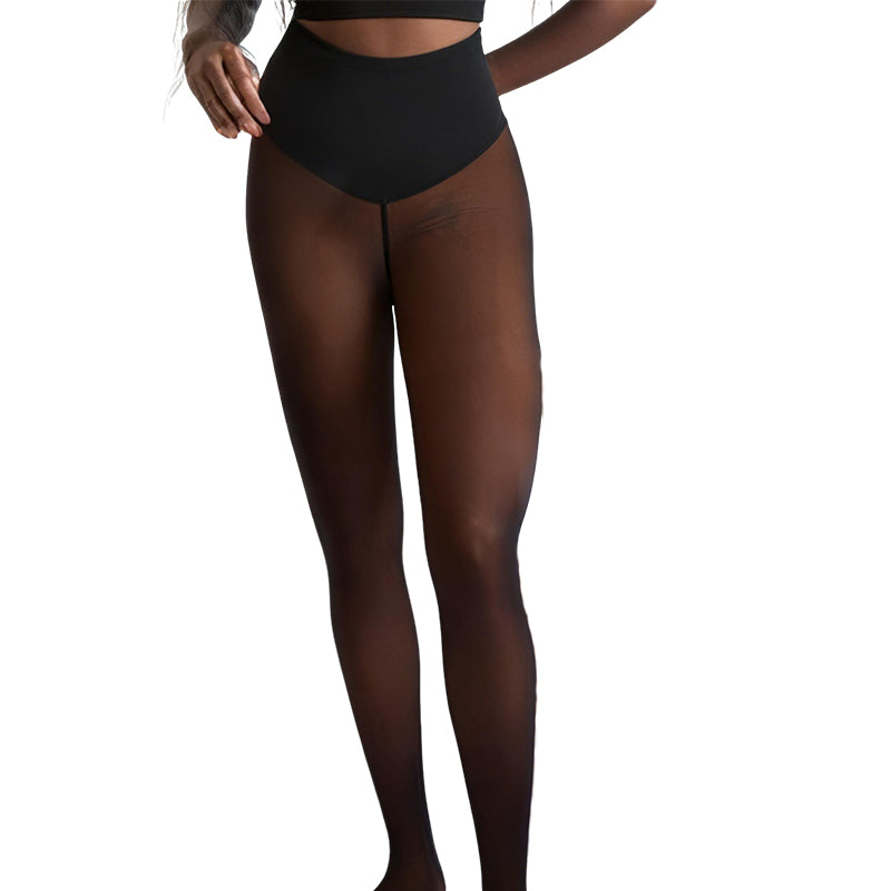 ❄️ LIMITED-TIME 50% OFF! ✨ Form-fitting fleece leggings with single seam — Stay warm & show off your perfect figure🤎