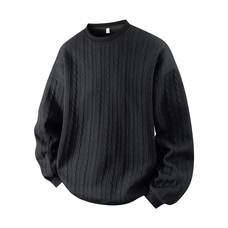 Hot Sale 50% OFF🔥Men's Cable Knit Crewneck Sweatshirt