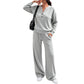 🖤Black Friday Sale:50% OFF🖤 ☁️Women's Effortless Top & Wide-leg Pants Set