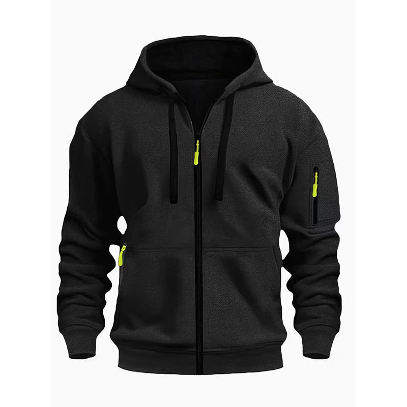 💖Black Friday Mega Deal – 50% off!💖🏃‍♀️ Men's Casual Thermal Hooded Jacket