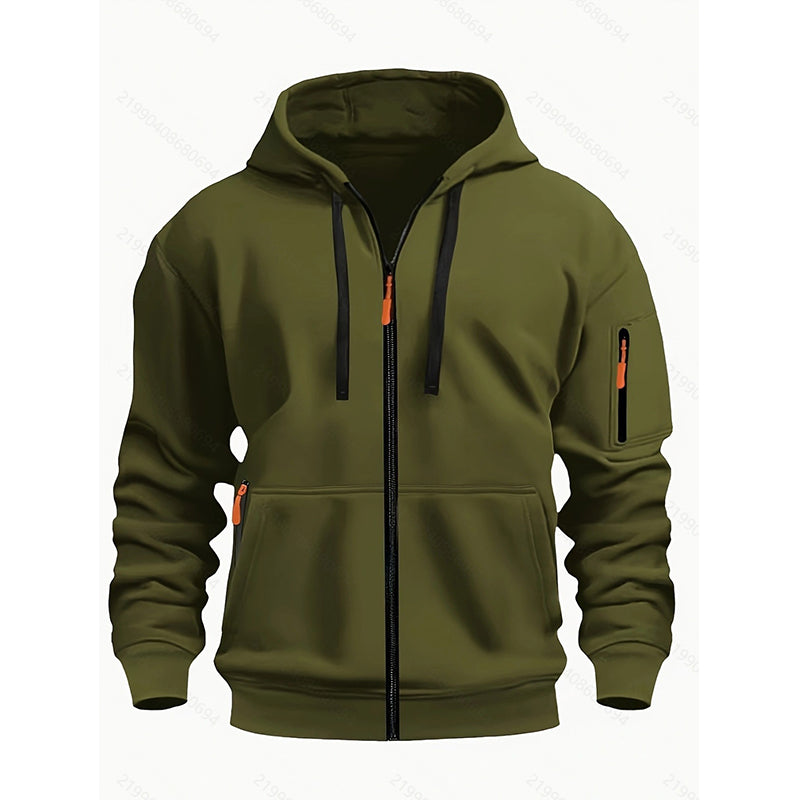 💖Black Friday Mega Deal – 50% off!💖🏃‍♀️ Men's Casual Thermal Hooded Jacket