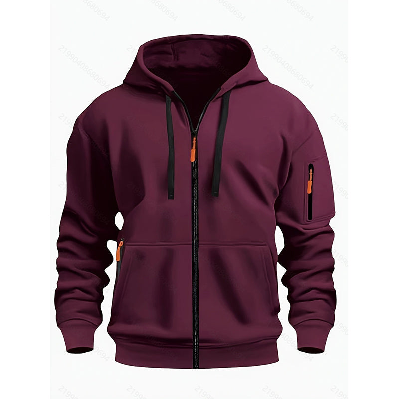 💖Black Friday Mega Deal – 50% off!💖🏃‍♀️ Men's Casual Thermal Hooded Jacket
