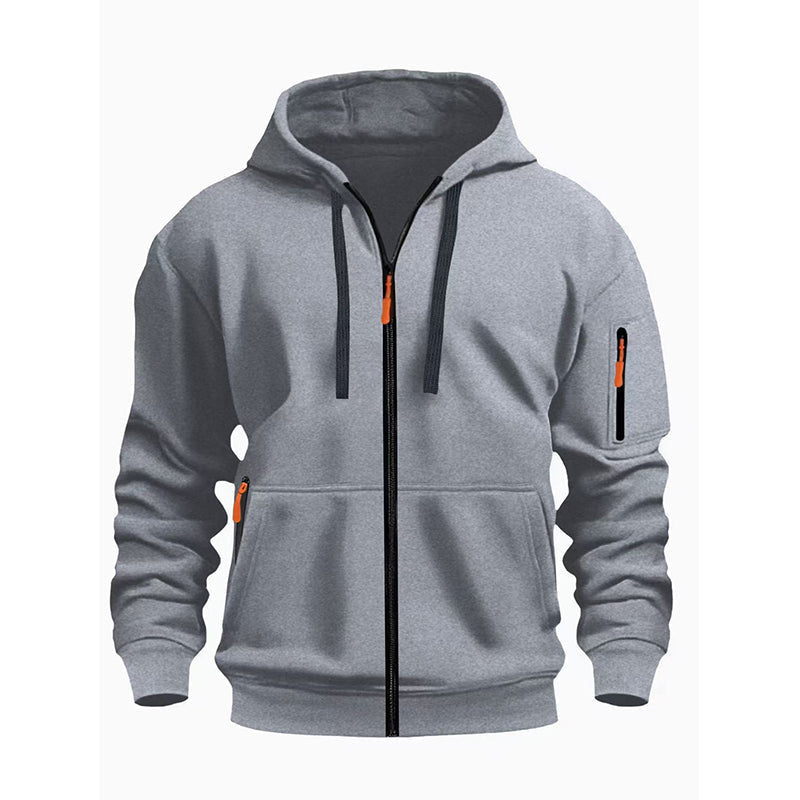 💖Black Friday Mega Deal – 50% off!💖🏃‍♀️ Men's Casual Thermal Hooded Jacket