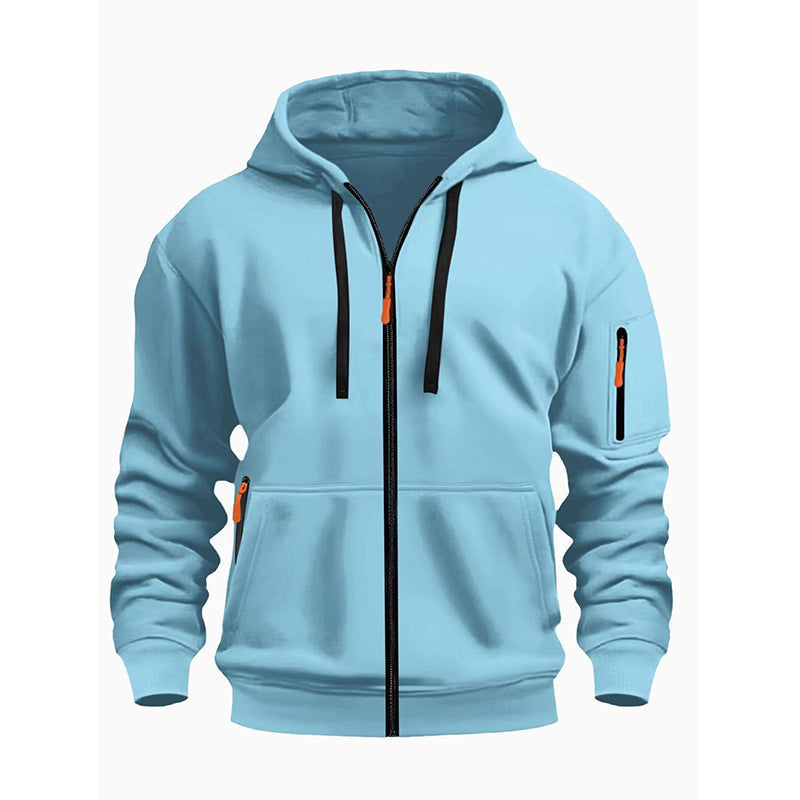 💖Black Friday Mega Deal – 50% off!💖🏃‍♀️ Men's Casual Thermal Hooded Jacket
