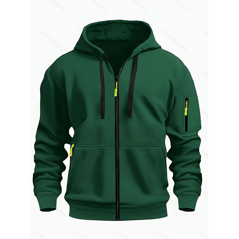 💖Black Friday Mega Deal – 50% off!💖🏃‍♀️ Men's Casual Thermal Hooded Jacket