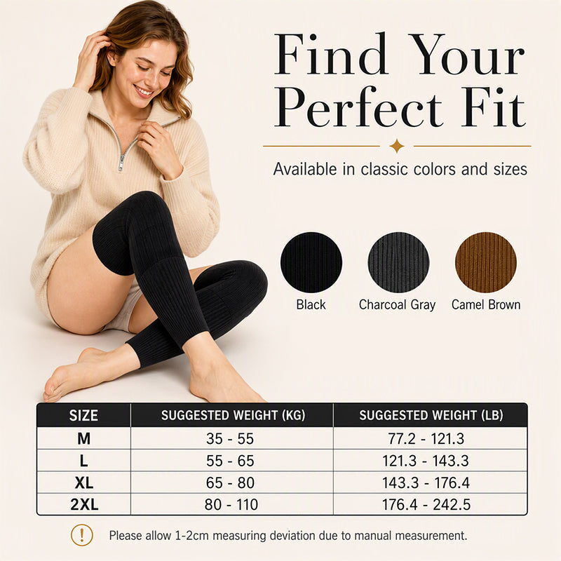 🎉 2026 Sale — Over 25,000 Sold!🥰Unisex Extended Cashmere Knee Warmers