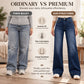 💖Black Friday Mega Deal – 50% off!💖 👖 Women's High Waist Thermal Wide-Leg Jeans☁️