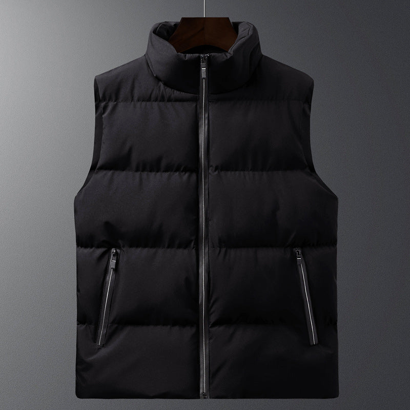 Men's Classic Stand Collar Padded Vest