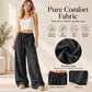 🐆 Wild & Stylish ✨ Women's Casual Leopard Print Wide-Leg Sweatpants – Relaxed Fit, Everyday Comfort 💕