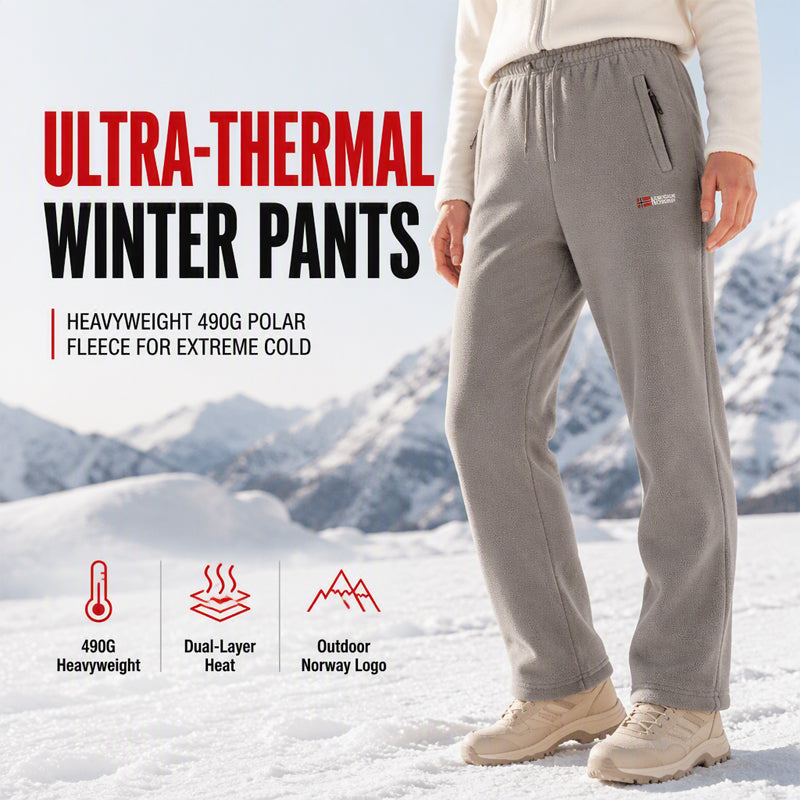 🔥LAST DAY HOT SALES - 50% OFF❄️👫 Unisex Thickened Fleece Pants 🥶Super Cozy & Warm for Cold Days