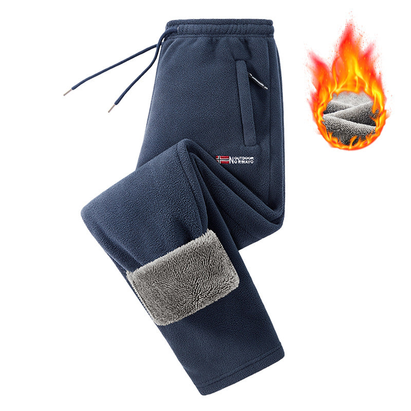 ❄️ Cozy Winter Essential 🔥 Unisex Thickened Warm Fleece Pants – Soft, Comfortable & Perfect for Cold Days ✨