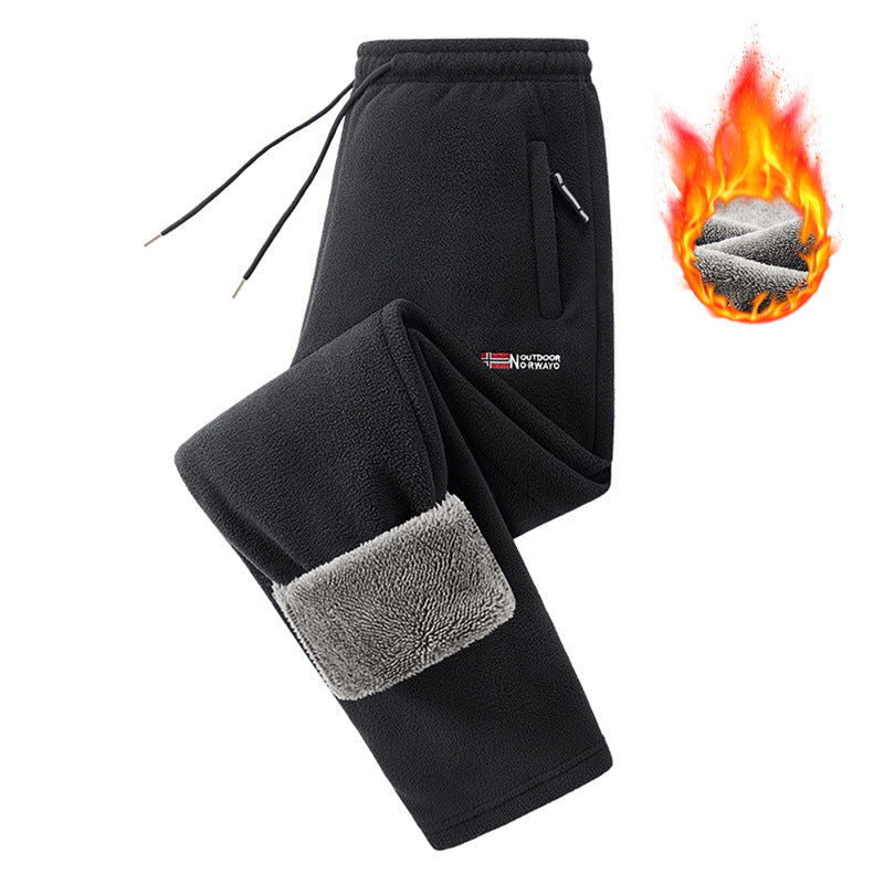 ❄️ Cozy Winter Essential 🔥 Unisex Thickened Warm Fleece Pants – Soft, Comfortable & Perfect for Cold Days ✨