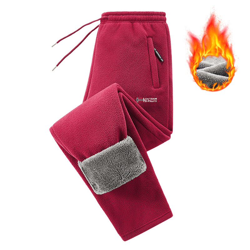 ❄️ Cozy Winter Essential 🔥 Unisex Thickened Warm Fleece Pants – Soft, Comfortable & Perfect for Cold Days ✨