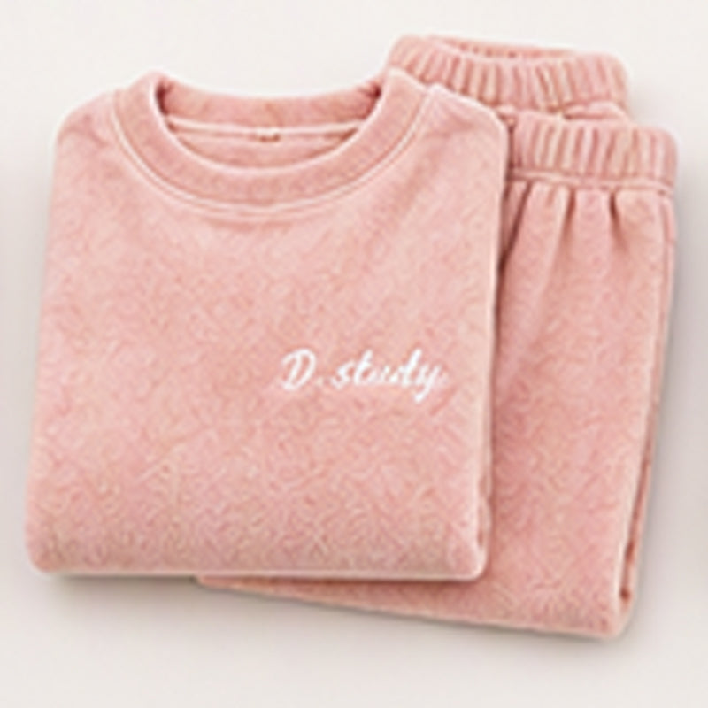 ❄️ Women's Ultra-Soft Coral Velvet Thermal Pyjama Set – Plush & Cosy 🧸