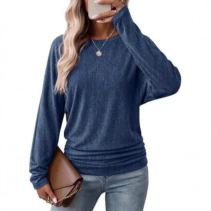 ⏳Limited time offer🔥Women’s Round Neck Batwing Long Sleeve Top