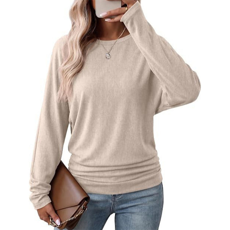 ⏳Limited time offer🔥Women’s Round Neck Batwing Long Sleeve Top