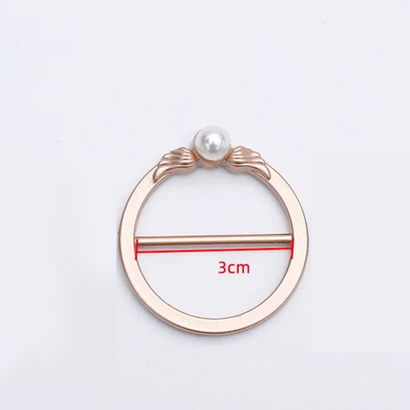Elegant Metal Shirt Corner Buckle