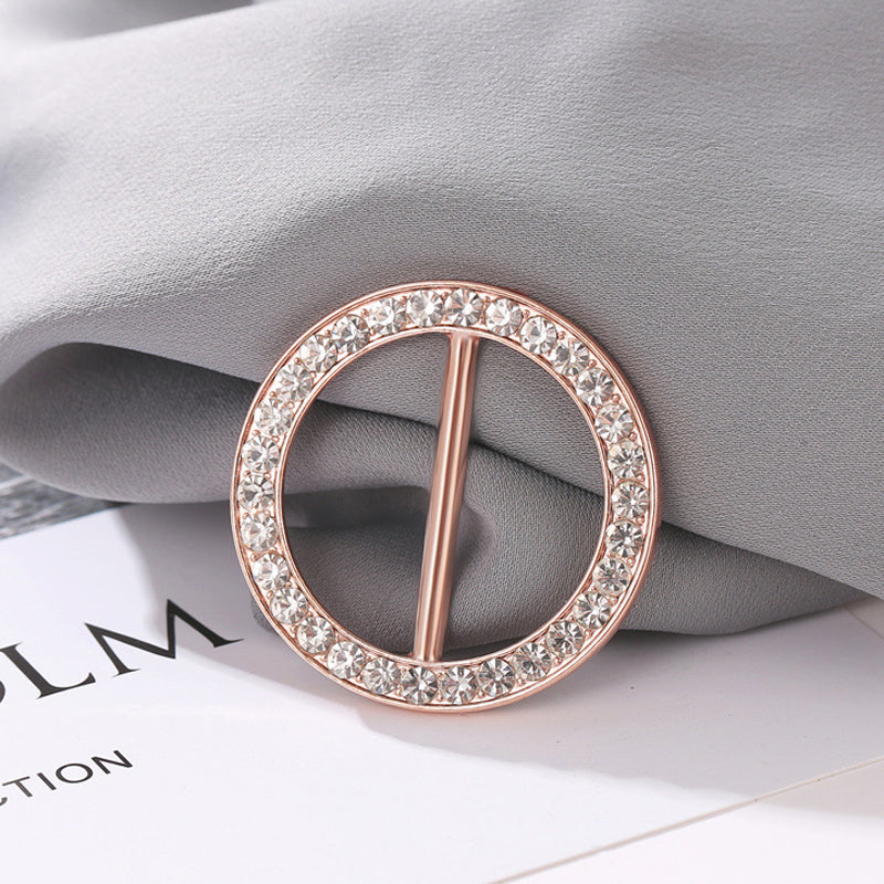 Elegant Metal Shirt Corner Buckle