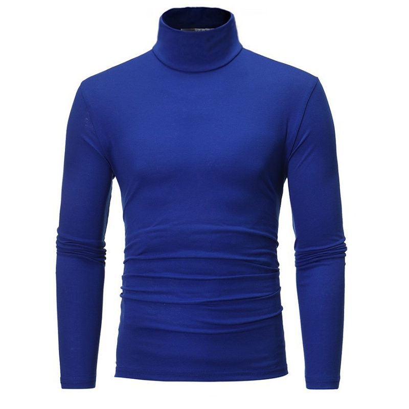 👕 Streamlined Silhouette, Comfortable Neck Coverage | Men's Slim Fit Mock Turtleneck Top