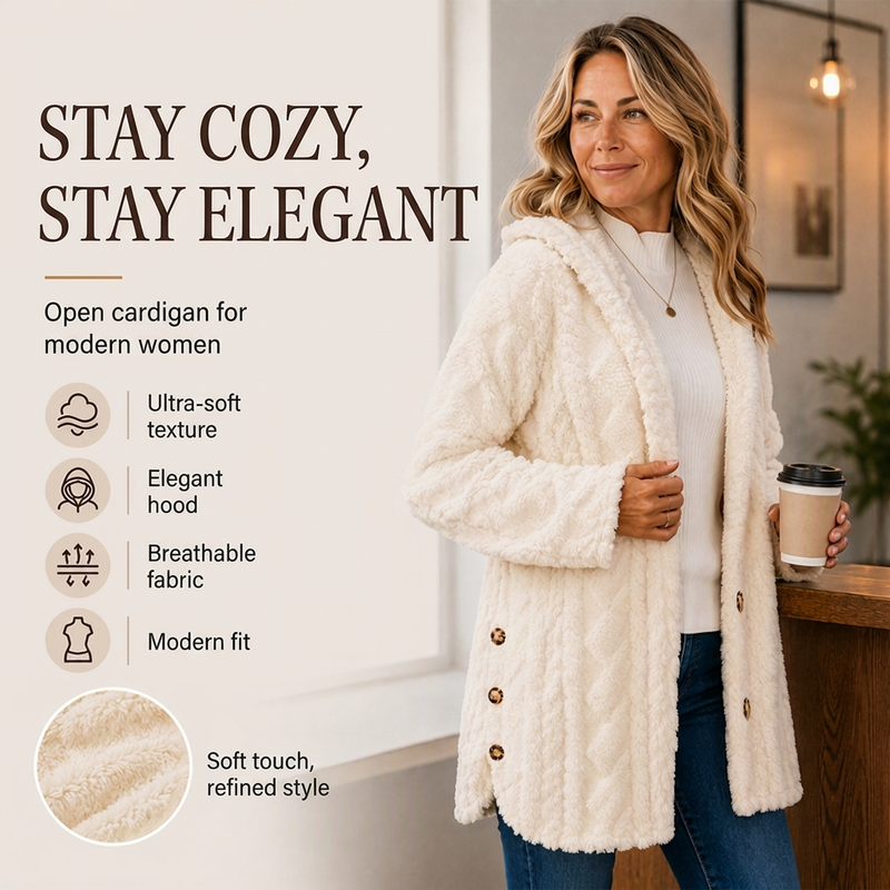 ⏳Limited-time offer: 50% off⏰Diamond-patterned women's warm hooded outerwear🎁